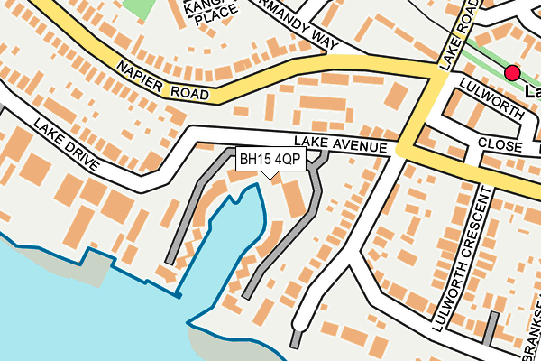 BH15 4QP map - OS OpenMap – Local (Ordnance Survey) BH15 4QP map - OS OpenMap – Local (Ordnance Survey)