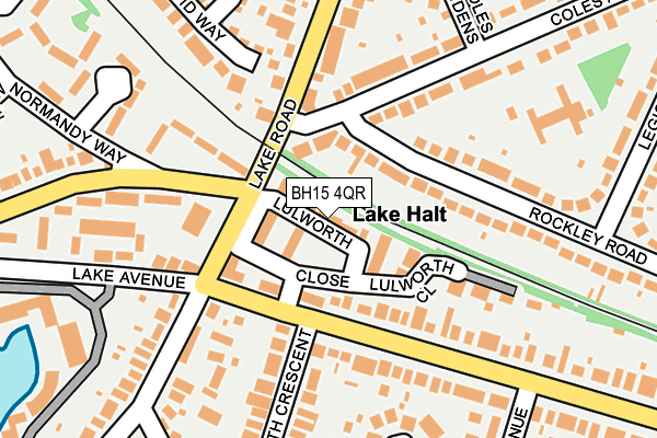 BH15 4QR map - OS OpenMap – Local (Ordnance Survey) BH15 4QR map - OS OpenMap – Local (Ordnance Survey)