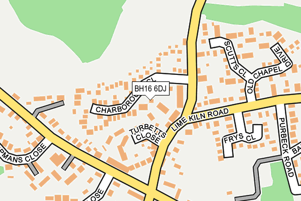 BH16 6DJ map - OS OpenMap – Local (Ordnance Survey) BH16 6DJ map - OS OpenMap – Local (Ordnance Survey)
