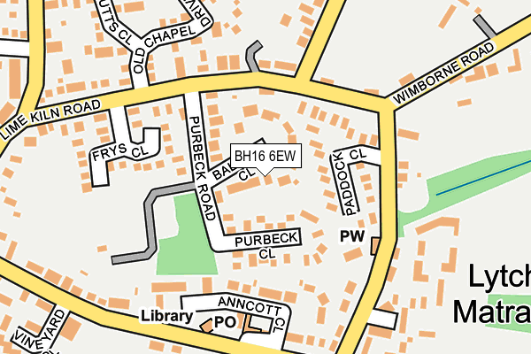 BH16 6EW map - OS OpenMap – Local (Ordnance Survey) BH16 6EW map - OS OpenMap – Local (Ordnance Survey)