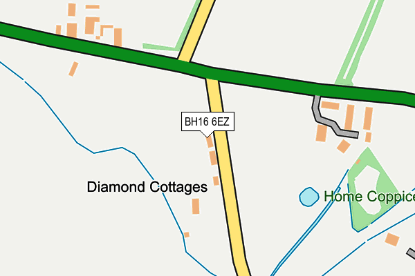 BH16 6EZ map - OS OpenMap – Local (Ordnance Survey) BH16 6EZ map - OS OpenMap – Local (Ordnance Survey)