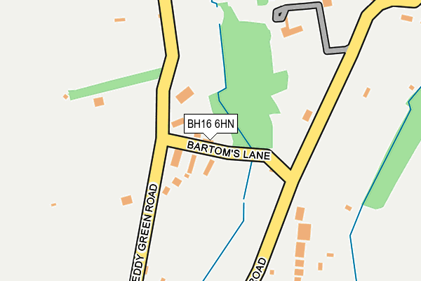 BH16 6HN map - OS OpenMap – Local (Ordnance Survey) BH16 6HN map - OS OpenMap – Local (Ordnance Survey)