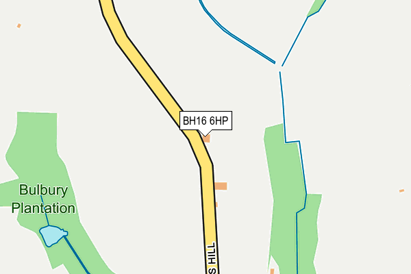 BH16 6HP map - OS OpenMap – Local (Ordnance Survey) BH16 6HP map - OS OpenMap – Local (Ordnance Survey)