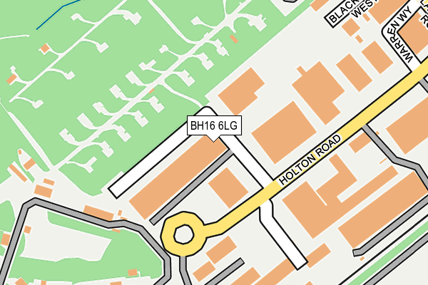 BH16 6LG map - OS OpenMap – Local (Ordnance Survey) BH16 6LG map - OS OpenMap – Local (Ordnance Survey)