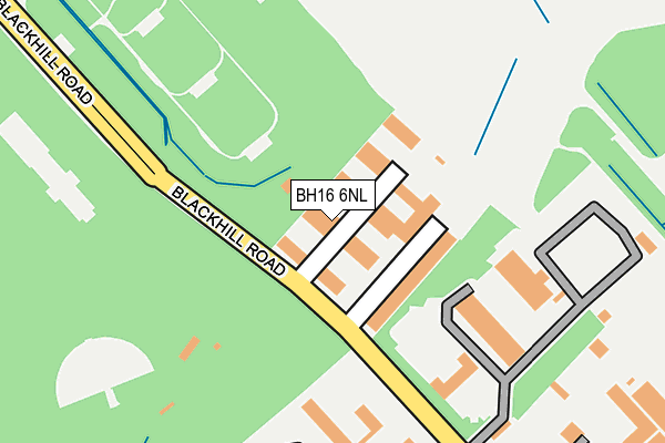 BH16 6NL map - OS OpenMap – Local (Ordnance Survey) BH16 6NL map - OS OpenMap – Local (Ordnance Survey)