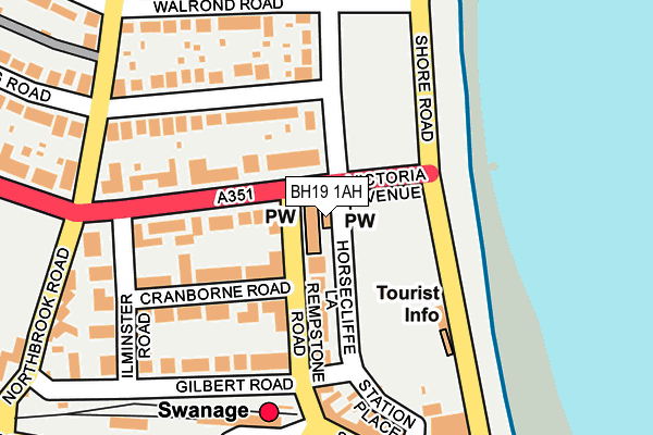 BH19 1AH map - OS OpenMap – Local (Ordnance Survey) BH19 1AH map - OS OpenMap – Local (Ordnance Survey)