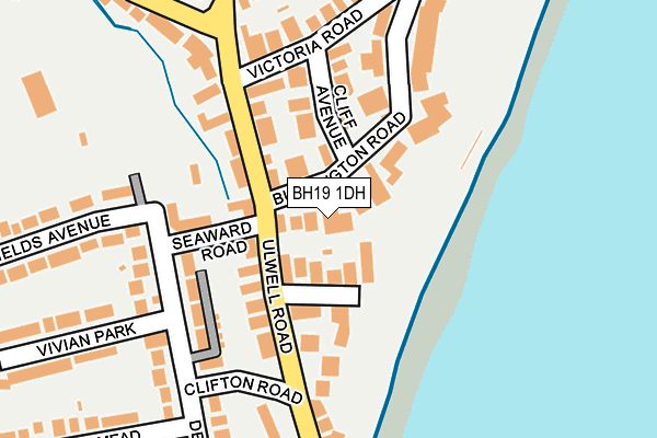 BH19 1DH map - OS OpenMap – Local (Ordnance Survey) BH19 1DH map - OS OpenMap – Local (Ordnance Survey)