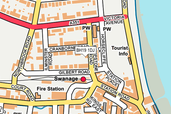 BH19 1DJ map - OS OpenMap – Local (Ordnance Survey) BH19 1DJ map - OS OpenMap – Local (Ordnance Survey)