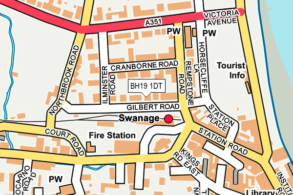 BH19 1DT map - OS OpenMap – Local (Ordnance Survey) BH19 1DT map - OS OpenMap – Local (Ordnance Survey)