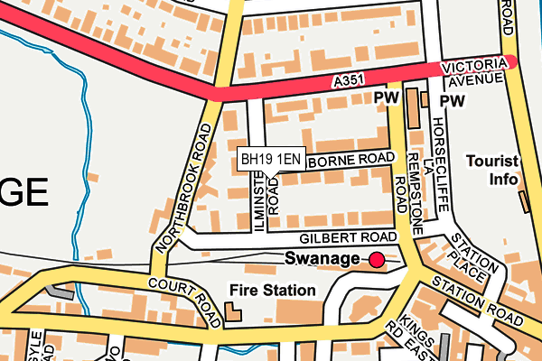 BH19 1EN map - OS OpenMap – Local (Ordnance Survey) BH19 1EN map - OS OpenMap – Local (Ordnance Survey)