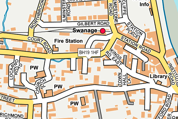BH19 1HF map - OS OpenMap – Local (Ordnance Survey) BH19 1HF map - OS OpenMap – Local (Ordnance Survey)