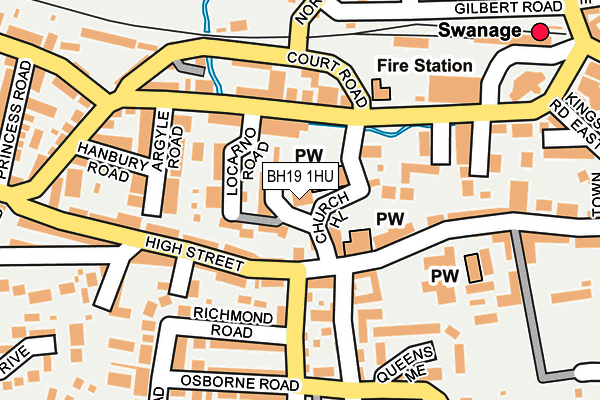BH19 1HU map - OS OpenMap – Local (Ordnance Survey) BH19 1HU map - OS OpenMap – Local (Ordnance Survey)