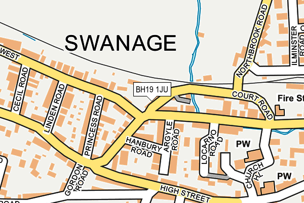 BH19 1JU map - OS OpenMap – Local (Ordnance Survey) BH19 1JU map - OS OpenMap – Local (Ordnance Survey)