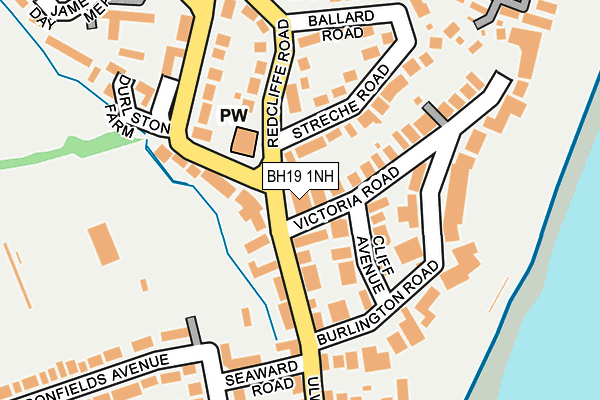 BH19 1NH map - OS OpenMap – Local (Ordnance Survey) BH19 1NH map - OS OpenMap – Local (Ordnance Survey)