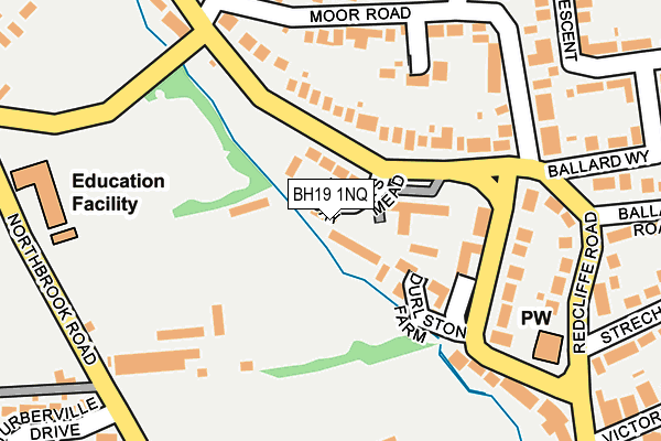 BH19 1NQ map - OS OpenMap – Local (Ordnance Survey) BH19 1NQ map - OS OpenMap – Local (Ordnance Survey)