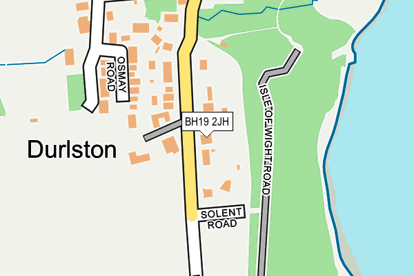 BH19 2JH map - OS OpenMap – Local (Ordnance Survey) BH19 2JH map - OS OpenMap – Local (Ordnance Survey)