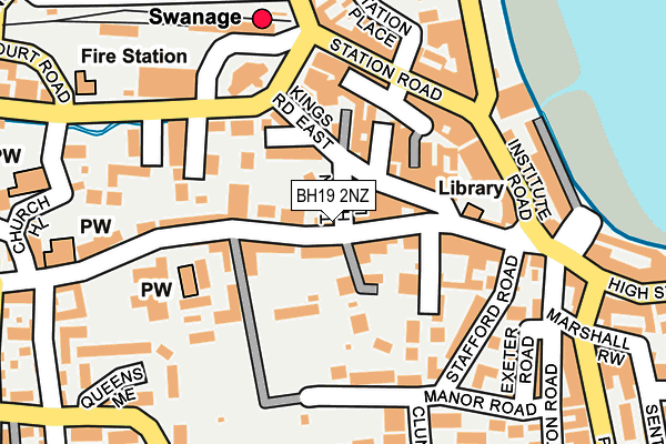 BH19 2NZ map - OS OpenMap – Local (Ordnance Survey) BH19 2NZ map - OS OpenMap – Local (Ordnance Survey)