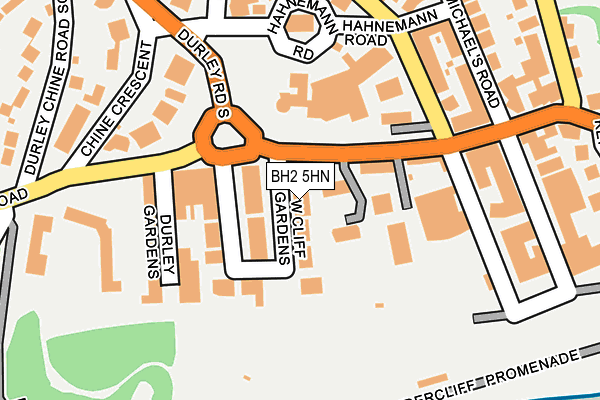 BH2 5HN map - OS OpenMap – Local (Ordnance Survey) BH2 5HN map - OS OpenMap – Local (Ordnance Survey)