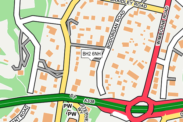 BH2 6NH map - OS OpenMap – Local (Ordnance Survey) BH2 6NH map - OS OpenMap – Local (Ordnance Survey)
