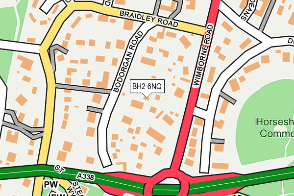 BH2 6NQ map - OS OpenMap – Local (Ordnance Survey) BH2 6NQ map - OS OpenMap – Local (Ordnance Survey)