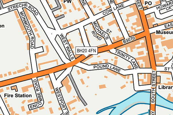 BH20 4FN map - OS OpenMap – Local (Ordnance Survey) BH20 4FN map - OS OpenMap – Local (Ordnance Survey)