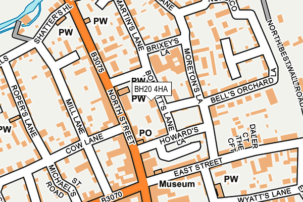 BH20 4HA map - OS OpenMap – Local (Ordnance Survey) BH20 4HA map - OS OpenMap – Local (Ordnance Survey)
