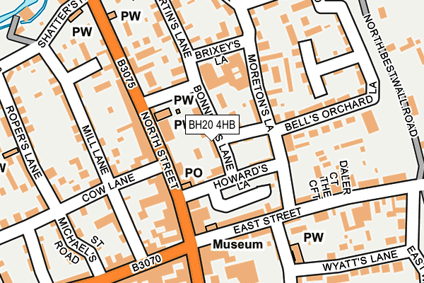 BH20 4HB map - OS OpenMap – Local (Ordnance Survey) BH20 4HB map - OS OpenMap – Local (Ordnance Survey)