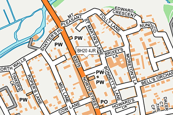 BH20 4JR map - OS OpenMap – Local (Ordnance Survey) BH20 4JR map - OS OpenMap – Local (Ordnance Survey)