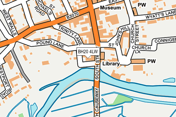 BH20 4LW map - OS OpenMap – Local (Ordnance Survey) BH20 4LW map - OS OpenMap – Local (Ordnance Survey)