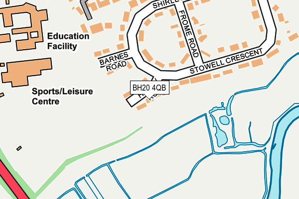 BH20 4QB map - OS OpenMap – Local (Ordnance Survey) BH20 4QB map - OS OpenMap – Local (Ordnance Survey)