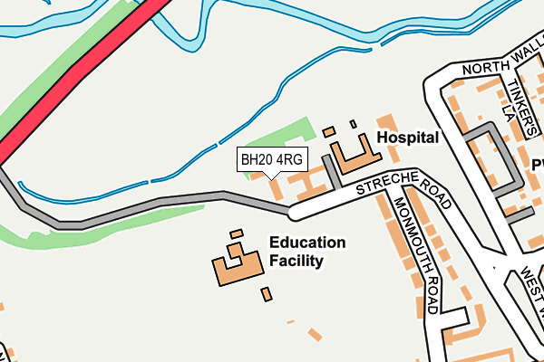 BH20 4RG map - OS OpenMap – Local (Ordnance Survey) BH20 4RG map - OS OpenMap – Local (Ordnance Survey)