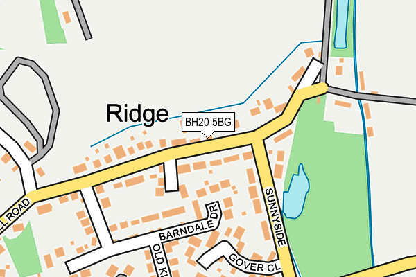 BH20 5BG map - OS OpenMap – Local (Ordnance Survey) BH20 5BG map - OS OpenMap – Local (Ordnance Survey)
