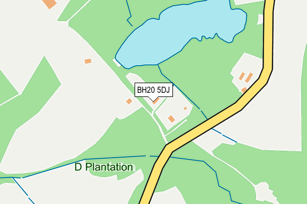 BH20 5DJ map - OS OpenMap – Local (Ordnance Survey) BH20 5DJ map - OS OpenMap – Local (Ordnance Survey)
