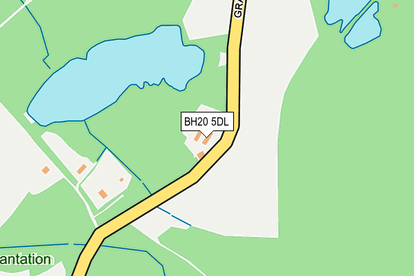 BH20 5DL map - OS OpenMap – Local (Ordnance Survey) BH20 5DL map - OS OpenMap – Local (Ordnance Survey)