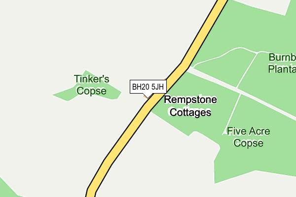 BH20 5JH map - OS OpenMap – Local (Ordnance Survey) BH20 5JH map - OS OpenMap – Local (Ordnance Survey)