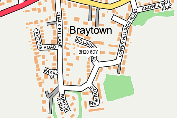 BH20 6DY map - OS OpenMap – Local (Ordnance Survey) BH20 6DY map - OS OpenMap – Local (Ordnance Survey)