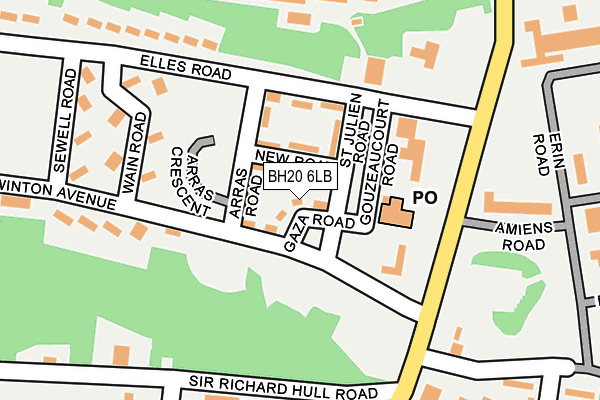 BH20 6LB map - OS OpenMap – Local (Ordnance Survey) BH20 6LB map - OS OpenMap – Local (Ordnance Survey)