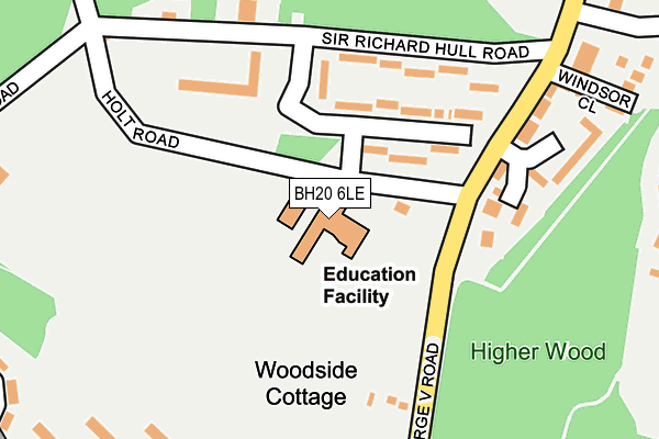 BH20 6LE map - OS OpenMap – Local (Ordnance Survey) BH20 6LE map - OS OpenMap – Local (Ordnance Survey)