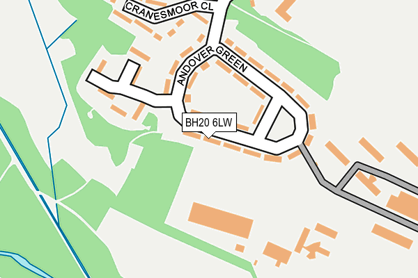 BH20 6LW map - OS OpenMap – Local (Ordnance Survey) BH20 6LW map - OS OpenMap – Local (Ordnance Survey)