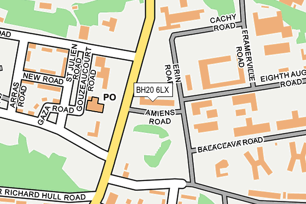 BH20 6LX map - OS OpenMap – Local (Ordnance Survey) BH20 6LX map - OS OpenMap – Local (Ordnance Survey)