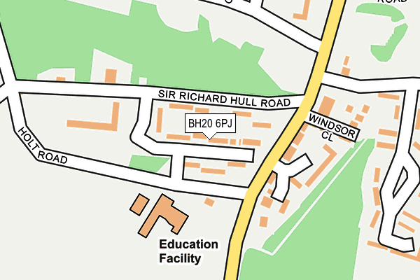 BH20 6PJ map - OS OpenMap – Local (Ordnance Survey) BH20 6PJ map - OS OpenMap – Local (Ordnance Survey)