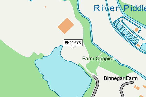 BH20 6YB map - OS OpenMap – Local (Ordnance Survey) BH20 6YB map - OS OpenMap – Local (Ordnance Survey)