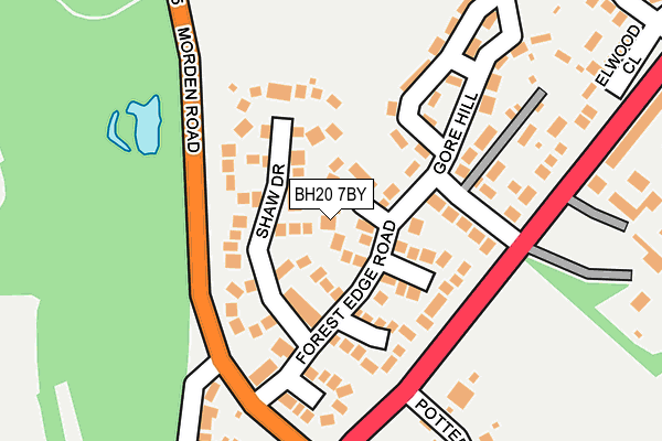 BH20 7BY map - OS OpenMap – Local (Ordnance Survey) BH20 7BY map - OS OpenMap – Local (Ordnance Survey)