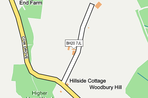BH20 7JL map - OS OpenMap – Local (Ordnance Survey) BH20 7JL map - OS OpenMap – Local (Ordnance Survey)