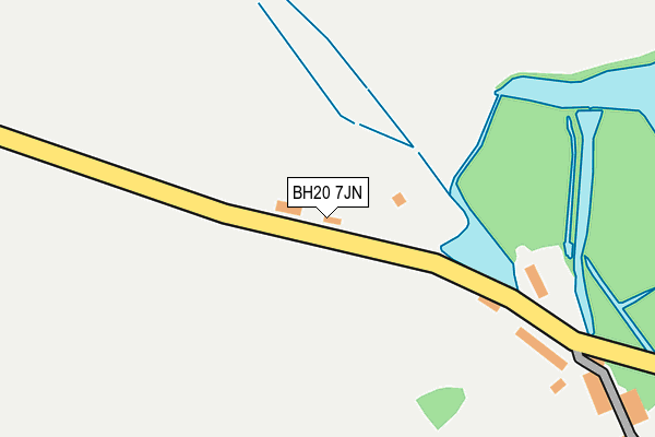 BH20 7JN map - OS OpenMap – Local (Ordnance Survey) BH20 7JN map - OS OpenMap – Local (Ordnance Survey)