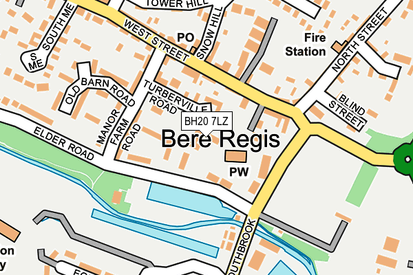 BH20 7LZ map - OS OpenMap – Local (Ordnance Survey) BH20 7LZ map - OS OpenMap – Local (Ordnance Survey)