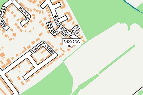 BH20 7QG map - OS OpenMap – Local (Ordnance Survey) BH20 7QG map - OS OpenMap – Local (Ordnance Survey)