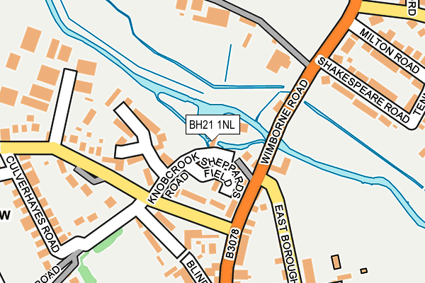 BH21 1NL map - OS OpenMap – Local (Ordnance Survey) BH21 1NL map - OS OpenMap – Local (Ordnance Survey)