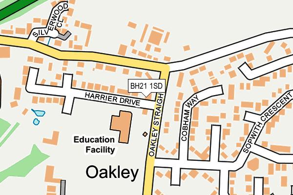 BH21 1SD map - OS OpenMap – Local (Ordnance Survey) BH21 1SD map - OS OpenMap – Local (Ordnance Survey)