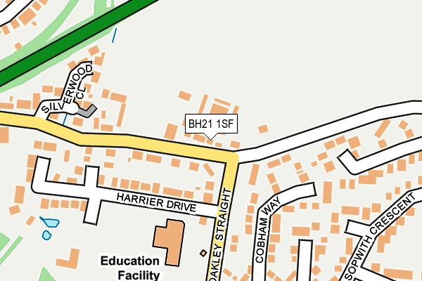 BH21 1SF map - OS OpenMap – Local (Ordnance Survey) BH21 1SF map - OS OpenMap – Local (Ordnance Survey)